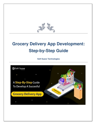 Grocery Delivery App Development: Step by Step Guide