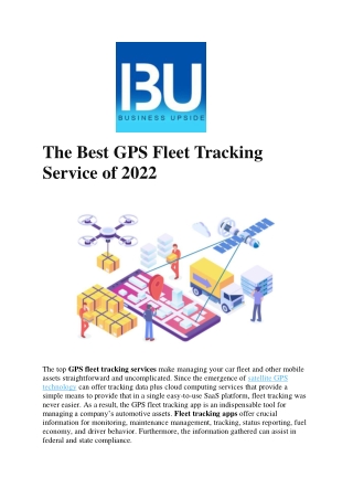 The Best GPS Fleet Tracking Service of 2022