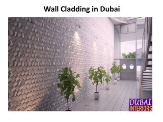 Wall Cladding in Dubai