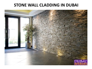 STONE WALL CLADDING IN DUBAI