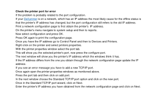 dell printer offline