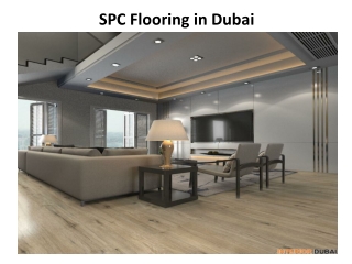 SPC Flooring in Dubai