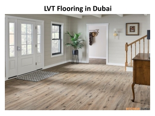 LVT Flooring in Dubai