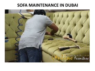 SOFA MAINTENANCE IN DUBAI