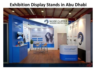Exhibition Display Stands in Abu Dhabi