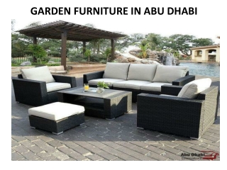 GARDEN FURNITURE IN ABU DHABI
