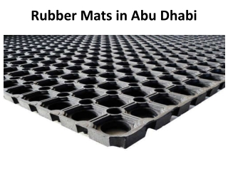 Rubber Mats in Abu Dhabi