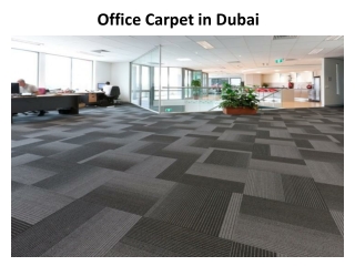 Office Carpet in Dubai