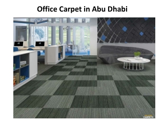 Office Carpet in Abu Dhabi