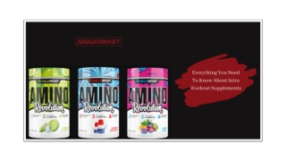 Everything You Need To Know About Intra Workout Supplements
