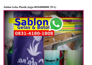 Sablon Gelas Plastik Jogja ౦8Зl–ㄐl8౦–l8౦8{WhatsApp}