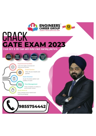 Best GATE Coaching In Chandigarh Engineers Career Group