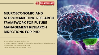 Neuroeconomic and Neuromarketing Research - Phdassistance