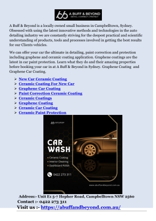 Graphene Coating