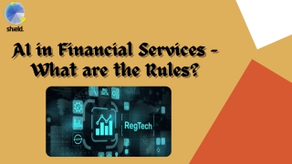 Role Of Artificial Intelligence In Financial Services | Shield
