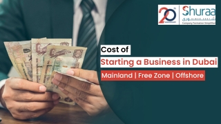 Cost of starting a business in Dubai