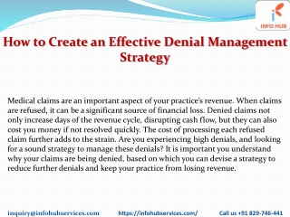 How To Create an effective Denial Management strategy 1PDF