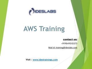 AWS Training new