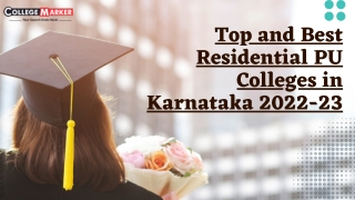 Top and Best Residential PU Colleges in Karnataka 2022-23