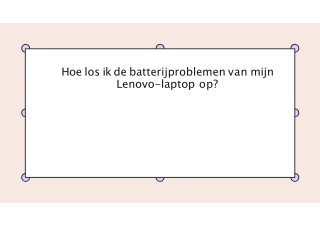 Hoe los ik de batterijproblemen van mijn Lenovo-laptop op