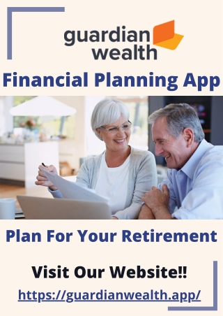 Financial Planning App | Organize Your Finances - GuardianWealth