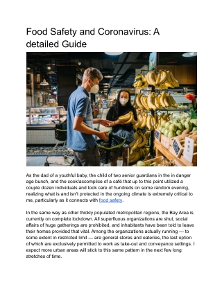 Food Safety and Coronavirus_ A detailed Guide