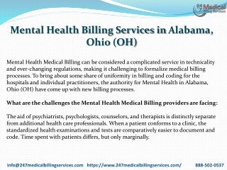 Mental Health Billing Services in Akron, Ohio