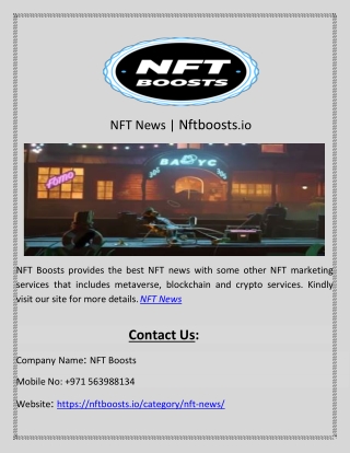NFT News | Nftboosts.io