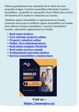 Real estate services canada