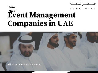Event Management Companies in UAE