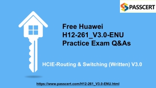 2022 Update H12-261_V3.0-ENU HCIE-Routing & Switching (Written) V3.0 Dumps