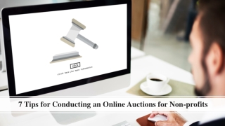 7 Ways for organizing an Online Auction for your Nonprofits