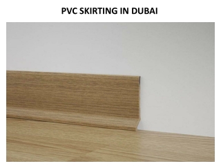 PVC SKIRTING IN DUBAI