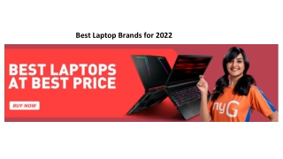 Best Laptop Brands for 2022