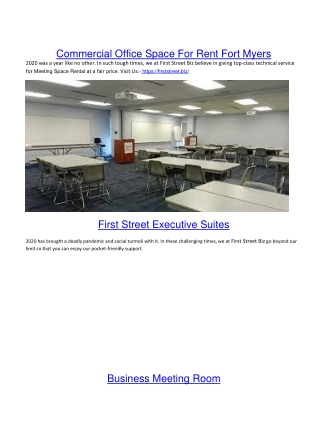 Commercial Office Space For Rent Fort Myers