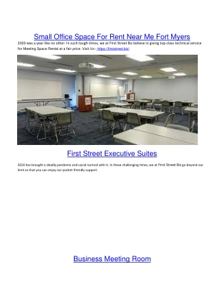 Small Office Space For Rent Near Me Fort Myers