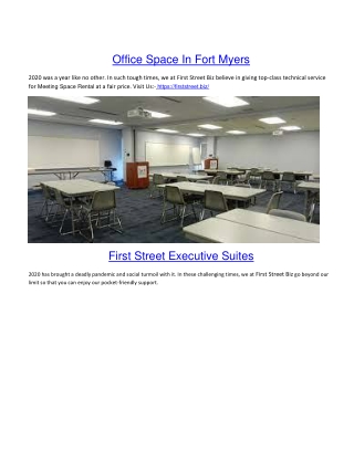 Office Space In Fort Myers