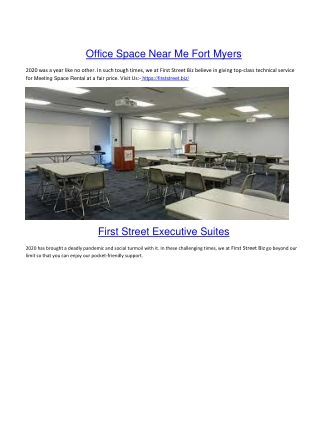 Office Space Near Me Fort Myers