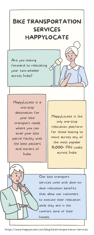 Bike transportation services- Happylocate