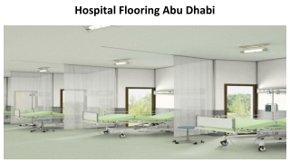 Hospital Flooring Abu Dhabi