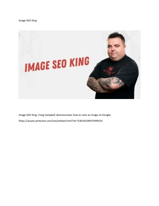 Image SEO King