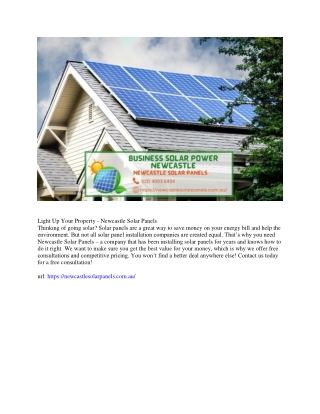 Light Up Your Property