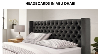 HEADBOARDS IN ABU DHABI