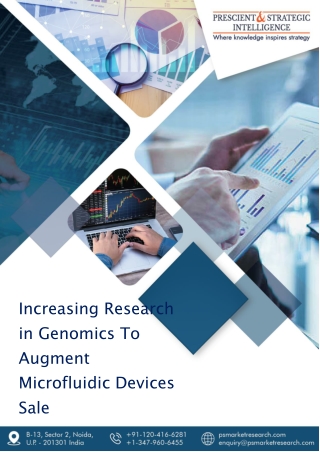 Microfluidic Devices Market Growth, Demand & Opportunities