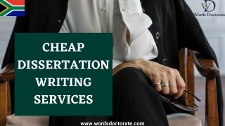 Cheap Dissertation Writing Services - Words Doctorate