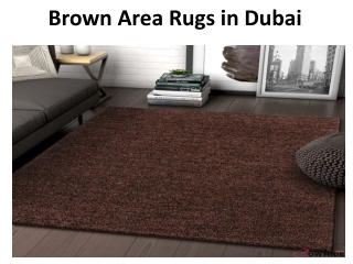 Brown Area Rugs in dubai