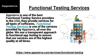 Functional Testing Service