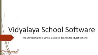 The Ultimate Guide To Virtual Classroom Benefits For Education Sector