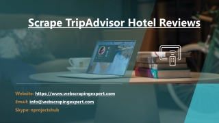 Scrape TripAdvisor Hotel Reviews