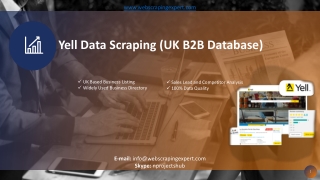 Yell Data Scraping (UK B2B Database)